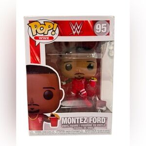 FUNKO POP WWE - MONTEZ FORD WITH DRINK CUP VINYL FIGURE BRAND NEW #95 WRESTLING